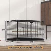 ราคา PetStern กรงนก กรงนกแก้ว กรงนกหงส์หยก กรงนกเขา ตาข่ายเหล็กเข้ารหัส พับได้ สำหรับนกทุกขนาด กรงนกขนาดใหญ่ (25364148470)