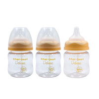 ราคา Set3ขวด ขวดนม Babi care เบบี้แคร์ Tritan สีใส คอกว้าง 5 8oz มาพร้อมจุกนมไหลธรรมดา (25309920011)