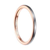 ราคา BONLAVIE Women 2mm Real Tungsten Carbide Ring Brushed Inner Rose Gold Engagement Wedding Band Vacuum Plating Waterproof Anti Scratch Comfort Fit Size 5 10 (24240191505)
