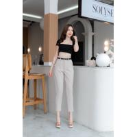 ราคา ฮิตตลอดกาลG535 กางเกงเอวสูงผ ตะขอหน้า ผ้าโรเชฟ โรเชฟแปดส่วน ขาเดฟ8ส่วน ใส่ทำงาน กางเกงผ้าโรเชฟ รับประกันเนื้อผ้าดีมาก (11485758772)