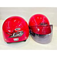 ราคา หมวกกันน็อค INDEX LADY สีชมพูมุก หน้าหมวก (24609082595)