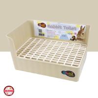 ราคา ห้องน้ำกระต่าย แบบสี่เหลี่ยม เข้ามุม Shobi LODH130 rabbit toilet Shobi มีตัวล็อคกับกรง และตะแกรงให้ พกพาง่าย สะดวกในการเดินทาง (20537313346)