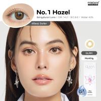 ราคา รางวัล Best Seller 3ปีซ้อน GLAMเลนส์ไฮยาลูรอนBest Sellerรุ่น No 1 HAZEL Glow Hazel Nature brownคอนแทคเลนส์เกาหลีรายเดือน (17143267397)