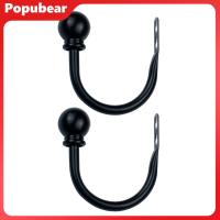 ราคา 2Pcs U Shaped Ball Decor Easy Installation Curtain Hooks Simple Clothes Curtain Iron Holders Window Accessories (25270777559)