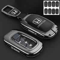 ราคา เคสกุญแจรถอัลลอยสังกะสีสำหรับฮอนด้าเอชอาร์วี2022 2025 Civic RS CRV HRV XRV Vezel ปลั๊กกุญแจรีโมทพวงกุญแจปลอกที่ใส่กุญแจ (24621915937)
