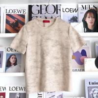 ราคา Lawyer Store 721250 เสื้อยืดแขนสั้นคอกลม เสื้อลายมัดย้อม สีไม่ตก เสื้อคอปก เสื้อยืด เสื้อลายริ้ว ดีไซน์เก๋ ดูโดดเด่นไม่ซ้ำใคร เหมาะกับหลายโอกาส มีให้เลือก 3 สี เทาอมเขียว เบจ ขาว จัดส่งไว คุณภาพดี คุ้