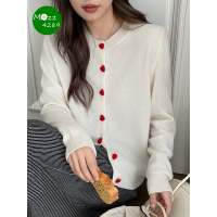 ราคา MQzz4289 พร้อมส่ง เสื้อคาร์ดิแกนถัก เสื้อสเวตเตอร์ผู้หญิง สไตล์ใหม่ ดีเทลกระดุมหัวใจ สาวอวบใส่ได้ (24905924069)
