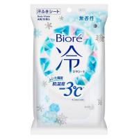 ราคา Biore Cool Refreshing Body Sheet Wipes 20s Cool Sheet Body wipes ทิชชู่เปียก 3 ผ้าเย็น ให้ความสดชื่น ลดอุณหภูมิผิวทันที 3 องศา Unscented Peach Floral Cool wipes Cool Sheets Made in Japan (20792914235)