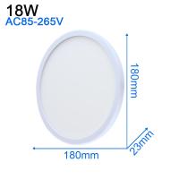 ราคา Ultrathin LED Ceiling Lights 24W 18W 13W 9W 6W AC 85 265V Oyster Light Modern LED Panel Light for Living Room Surface Mounted Led Ceiling Down Light (20227676613)