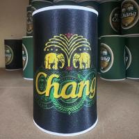 ราคา ปลอกเบียร์ กระบอกเก็บความเย็น งานหุ้มผ้า แวววาว หรูหรา สกรีน ลายเบียร์ช้าง งานเกรดพรีเมี่ยมสวยชัดสัมผัสนุ่มมีระดับ มีขวดเล็ก 330มล และขวดใหญ่ 620มล (23560410552)