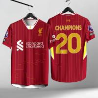 ราคา เสื้อฟุตบอลทีมแชมป์ เสื้อฟุตบอลชาย เสื้อสีแดง เสื้อฟุตบอลสโมสรลิเวอร์พูล เหย้าและเยือน แชมป์ การแก้ไข แขนสั้น (24974014569)