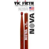 ราคา Vic Firth N2BR ไม้กลอง NOVA 2B หัวไม้ Hickory NOVA Drumsticks (16151618542)
