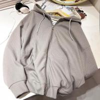 ราคา YIY SHOP เสื้อคลุมแขนยาวมีซิป ทรงใหญ่หลวม ผ้าวาฟเฟิล ผ้าบาง สไตส์เกาหลี รุ่น7033 (19598087926)
