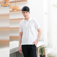 ราคา SunnyBoutique เสื้อโปโล เนื้อนิ่ม มีกระเป๋า ใส่สบาย S XXL เสื้อโปโลผู้ชาย คอปก สีขาว ดำ พร้อมส่ง (22474079326)