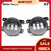 ราคา SHPYHT ไฟ LED ตัดหมอกกันชนหน้า4นิ้วสำหรับรถออฟโรดพร้อม ไม่มีวงแหวนรัศมีสีเหลืองสีขาว DRL ไฟตัดหมอก30W (25447916973)