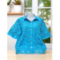 ราคา เสื้อลูกไม้กระดุมคนแก่รอบอก36 42 44 46 48 50 52นิ้วฟรีไซส์ เสื้อลูกไม้เชิ้ตเสื้อลูกไม้ผ้าลินิน (24800114644)