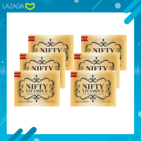 ราคา Vitamin E Skincare By Nifty วิตามินอี บำรุงผิวหน้า 5 แคปซูล 6 ซอง (9953246167)
