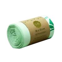 ราคา ddfdsdcd Corn Starch Garbage Bags 10L Compostable Trash Bags Biodegradable Kitchen Food Waste Bag Kitchen Scraps Bag (25663015789)