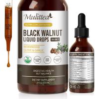 ราคา Mulittea Black Walnut Liquid Drops Wormwood Clove Garlic สะอาดลำไส้อ่อนโยนและสุขภาพการย่อยอาหาร (25241869836)