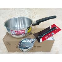 ราคา หม้อด้ามสเตนเลส ขนาด 18 ซม แถมทัพพีแขก Zebra หม้อ ตราหัวม้าลาย หม้อด้าม หม้อด้ามม้าลาย หม้อม้าลาย สเตนเลส 304 ของแท้ พร้อมส่ง (19163873253)