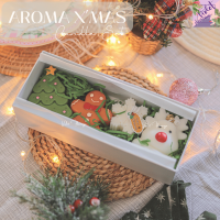 ราคา Violet Flamingo เซ็ตของขวัญ เทียนหอมคริสมาสต์พร้อมกล่องของขวัญแสนน่ารัก Scented Christmas Candles with Gift Box (25314185803)