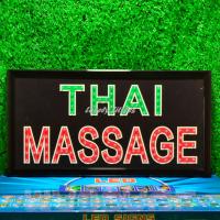 ราคา ป้ายไฟLED ป้ายไฟตัวอักษร ป้ายไฟวิ่ง ป้ายไฟหน้าร้าน ป้ายไฟ THAI MASSAGE แบบเสียบปลั๊กไฟ ป้ายไฟตกเเต่งร้าน รับทำป้ายไฟ (21357143868)