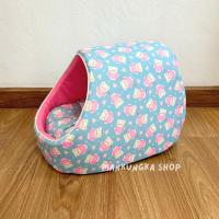 ราคา size M ทรงอุโมงค์ เบาะนอน แบบโดม เบาะนอนแมว ที่นอนแมว ที่นอนสุนัข หมา ที่นอนสัตว์เลี้ยง ถอดซักได้ (25274788783)