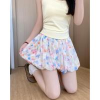 ราคา PX กางเกงบอลลูน กางเกงบอลลูนขาสั้น M 4XL ผ้าชีฟอง เอวยางยืด ลายดอกไม้ สไตล์เกาหลี เหมาะกับวันหยุด เที่ยวคาเฟ่ (24905601548)