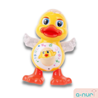 ราคา Anuri เป็ดเต้น Dancing Duck light and soud เป็ดชวนคลาน เป็ดขาแดนซ์ เป็ดใส่ถ่าน มีเสียง มีไฟ ของเล่นเด็ก (15818863893)