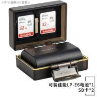 ราคา JJC Canon Nikon Fuji Sony SLR Micro กล้องแบตเตอรี่กล่อง LP E6 LP E17 FW50 FZ100 (16543500381)