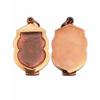 ราคา ตลับพระ เสมา ทองแดงแท้ งานดิบ ไม่ชุบ ไม่ลอก งานเกลี้ยง วินเทจ (25177541353)