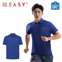 ราคา GQ Easy เสื้อโปโลกีฬา แขนสั้น แห้งไว ระบายอากาศ สีน้ำเงิน ของแท้ (23807161310)