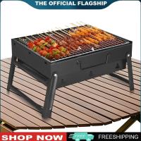 ราคา New Arrival Stainless Steel Portable BBQ Grill Multifunction Folding BBQ Charcoal Grill Mini BBQ Tool Grill for Beach Garden Party (25026730726)