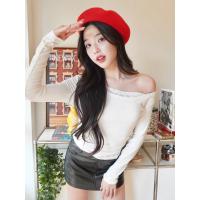 ราคา JARINYA เสื้อwg we แขนยาวปาดไหล่แต่งลูกไม้ (23319457615)