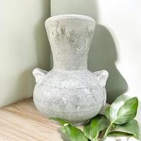 ราคา แจกันดินเผาทรงปากแตร มีหู 2 หู ขนาด 16 x 21 cm (24536500303)