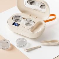 ราคา เครื่องล้างคอนแทคเลนส์อัตโนมัติ ทำความสะอาดด้วยคลื่นความถี่สูง Ultrasonic มีแบตเตอรี่ในตัว ใช้ง่าย พกพาสะดวก (25405848889)