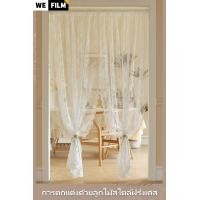 ราคา ผ้าม่านสีขาว ม่านประตู ม่านหน้าต่าง ม่านลูกไม้ ม่านโปร่งแสง ผ้าม่านแบบตีนตุ๊กแก ผ้าม่านประตูลูกไม้สีขาวสไตล์ฝรั่งเศส (25364169066)