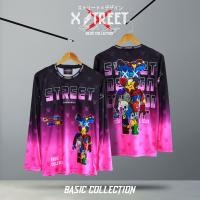 ราคา เสื้อยืดแขนยาวแฟชั่น ระบายอากาศดี namsap XStreet ลายหมี ผ้าไมโคร สำหรับผู้ชายและผู้หญิง (24662836956)