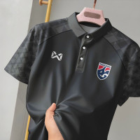 ราคา เสื้อโปโลสีดำ เสื้อสีดำ เสื้อโปโลชาย เสื้อโปโลธงไทยผู้ชาย เสื้อโปโลแขนสั้นลายพระราชทาน สะดวกสบายและระบายอากาศ แขนสั้น เสื้อสีดำ (25296589600)