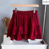 ราคา Toffy Skirt Pants กระโปรงกางเกงผ้าทอฟฟี่ สาวอวบ เอวยางยืด เอวสูง เก็บพุง เอว30 48 นิ้ว 568 (25229367637)