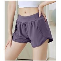 ราคา กางเกงออกกำลังกายขาสั้น กางเกงกีฬาผู้หญิง มีซับในกันโป๊ ผ้าระบายอากาศอย่างดี สวมใส่สบาย (23836685524)