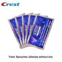 ราคา ของแท้ จากอเมริกา แผ่นฟอกฟัน แผ่นแปะฟัน ของแท้100 แผ่นฟอกฟันขาวCrest 3D White Strips Luxe 1 ซอง แค่แปะฟันก็ขาวได้ บอกลาฟันเหลืองแผ่นขัดฟันขาว 14 day efficient whitening (25328960523)