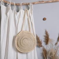 ราคา New 2025 กระเป๋าสานกลม กระเป๋าสะพายไหล่ ทรงกลม เหมาะกับเดินชายหาดB3 จัดส่งจากกรุงเทพ (19312776930)