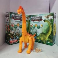 ราคา พร้อมส่งสินค้าจากไทย ไดโนเสาร์คอยาวตัวใหญ่ ไดโนเสาร์ของเล่น ไดโนเสาร์ T rex Triceratops ของเล่นเด็ก ไดโนเสาร์ออกไข่ (15070422321)