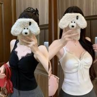 ราคา FY1822 เสื้อสายเดี่ยว มีฟองน้ำ แต่งสายเพิ่มสีพาสเทล (23936948348)