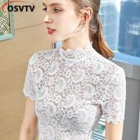 ราคา จัดส่ง 3 วัน เสื้อสตรีแต่งลูกไม้สำหรับผู้หญิงเสื้อโหลเสื้อสตรีตัวหลวมชายยาวเกาหลี (23965080986)