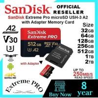 ราคา SanDisk Extreme Pro 32GB 64GB 128GB 256GB 512GB 1TB 2TB การ์ด MicroSD A2 U3 V30เมกะไบต์ วินาที200สำหรับการใช้กล้องมืออาชีพและโดรน (25589694073)