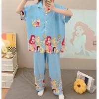 ราคา ชุดนอนแขนสั้นขายาวบิ๊กไซส์ผ้าไหมอิตาลีรอบอก60 SL60ไหม (19266894295)