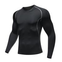 ราคา victory sports เสื้อเชิ้ตแขนยาวสีดำ เสื้อบีบอัดแขนยาว กระชับกล้ามเนื้อ Coolmax เสื้อออกกำลังกาย (25374448096)