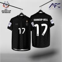 ราคา เสื้อยืดแขนสั้นทีมชาติช้างศึกสีดำผู้ชายเสื้อฟุตบอลไทยเสื้อผ้าออกกำลังกายผู้ชายลำลองและสวมใส่สบาย (25613150090)